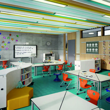 Veranschaulichung einer Wand- und Möbelfolierung