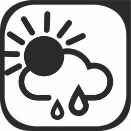 UV- und Witterungsbeständig - Icon